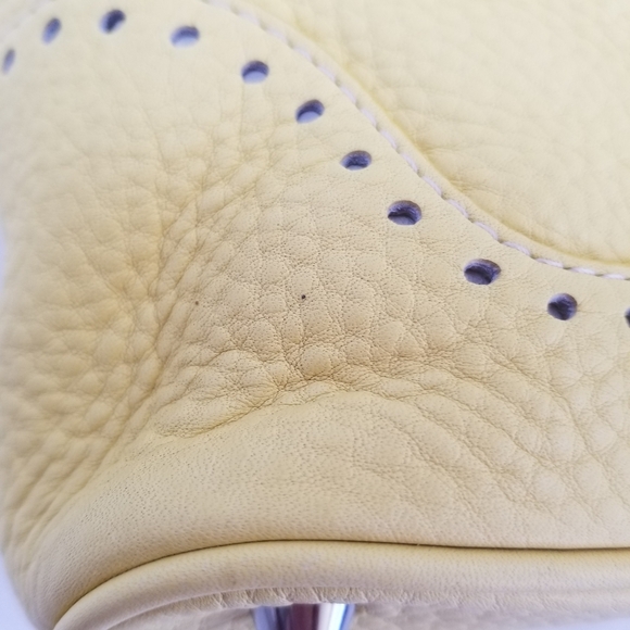 Coach Hamilton Pebbled Leather Satchel Bag Tags Imperfections - Picture 15 of 15